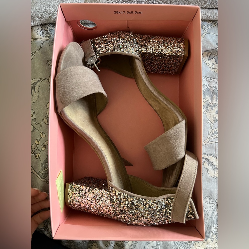 Sparkly heels